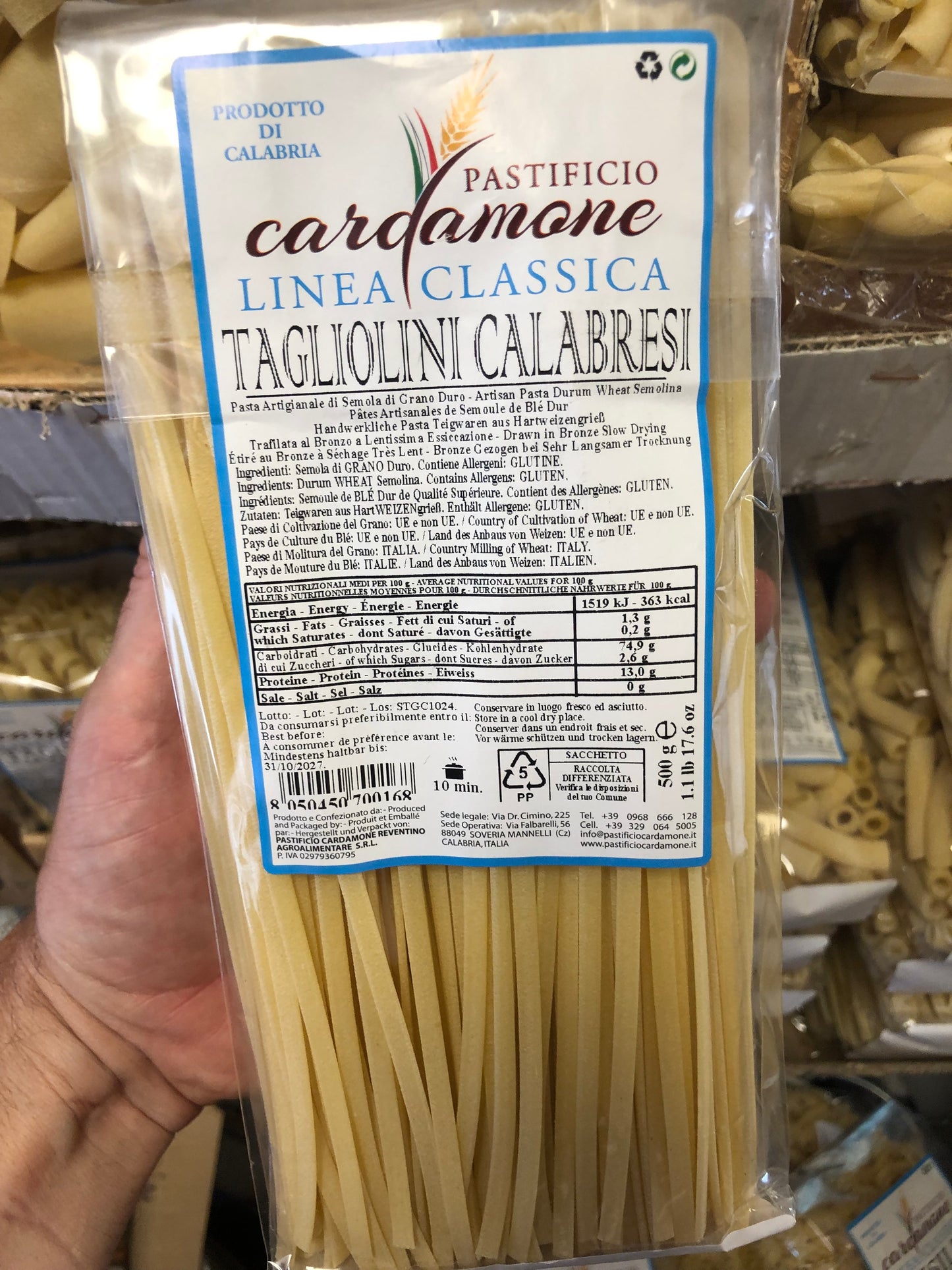 Pasta flere varianter 500g