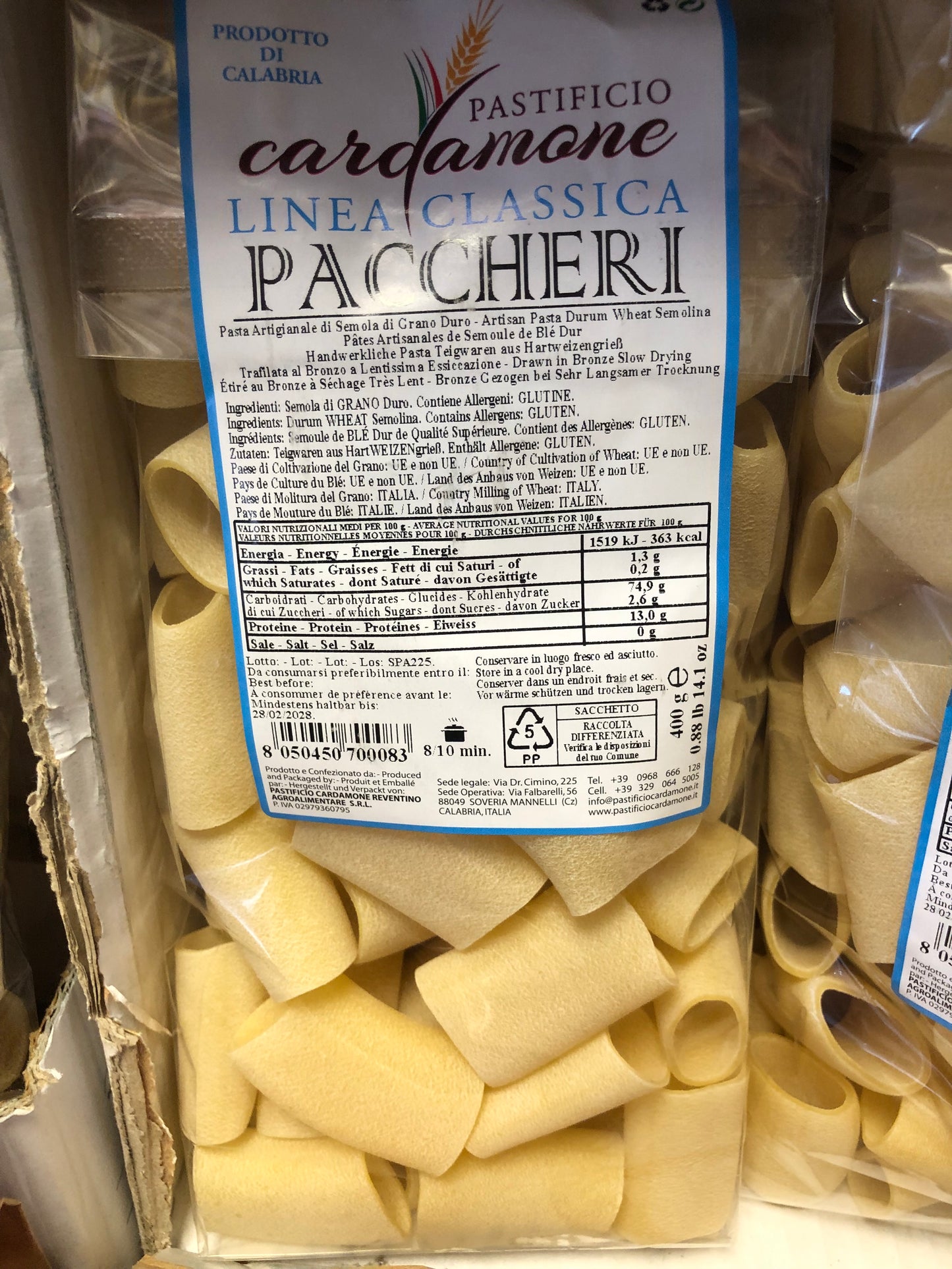 Pasta flere varianter 500g
