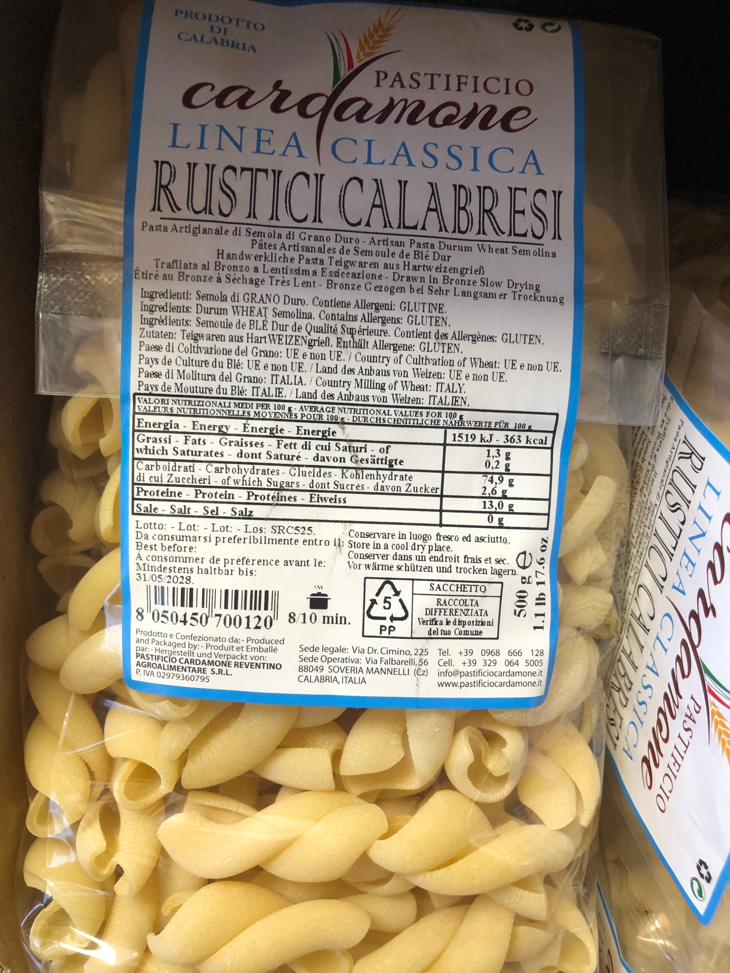 Pasta flere varianter 500g