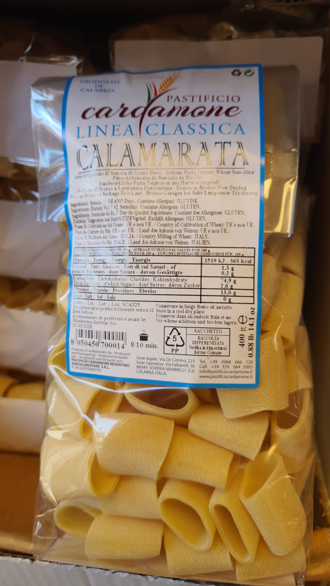 Pasta flere varianter 500g