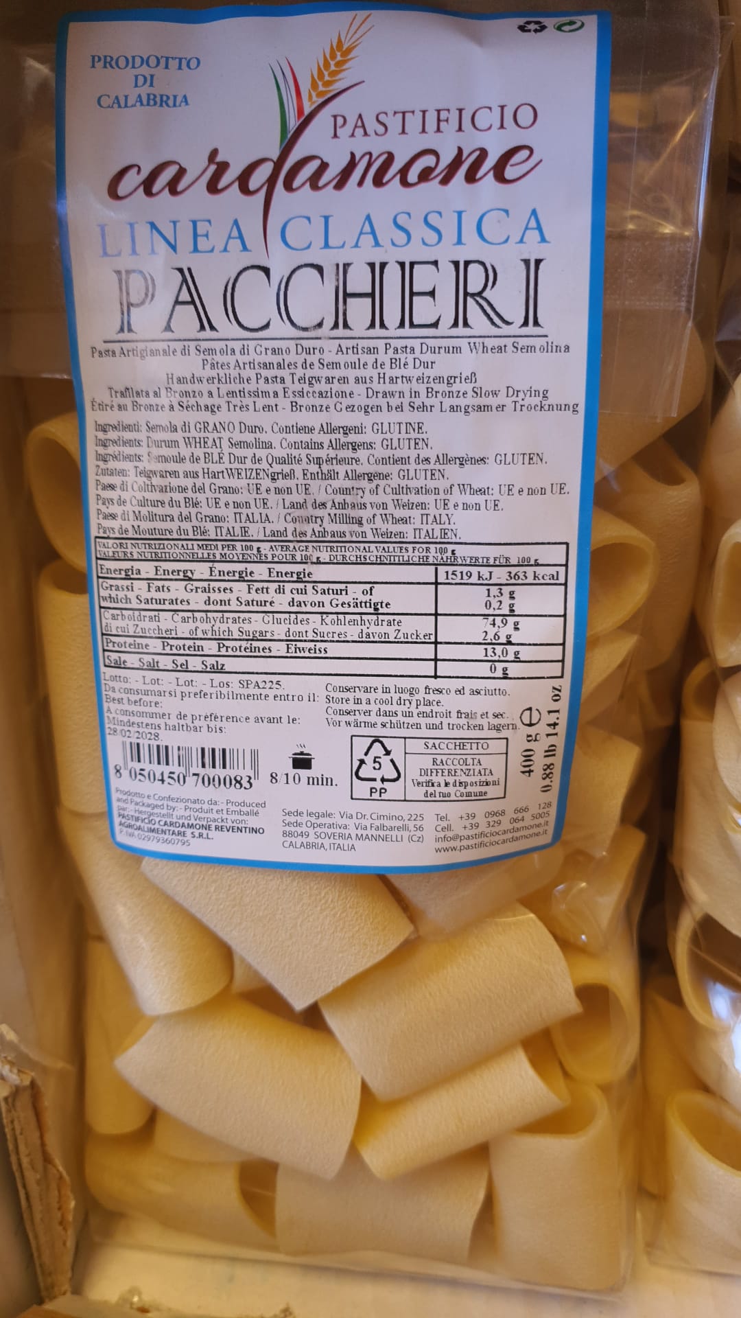 Pasta flere varianter 500g