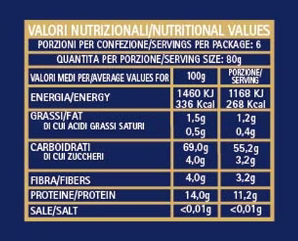 Pasta flere varianter 500g