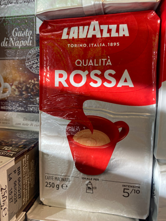 Lavazza Rossa formalet kaffe 250 gram