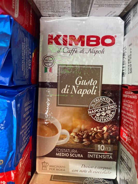 Kimbo Gusto di Napoli formalet kaffe 250 gram