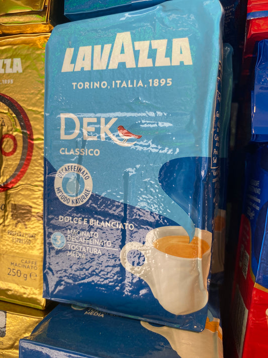 Lavazza Dek formalet kaffe (koffeinfri) 250 gram