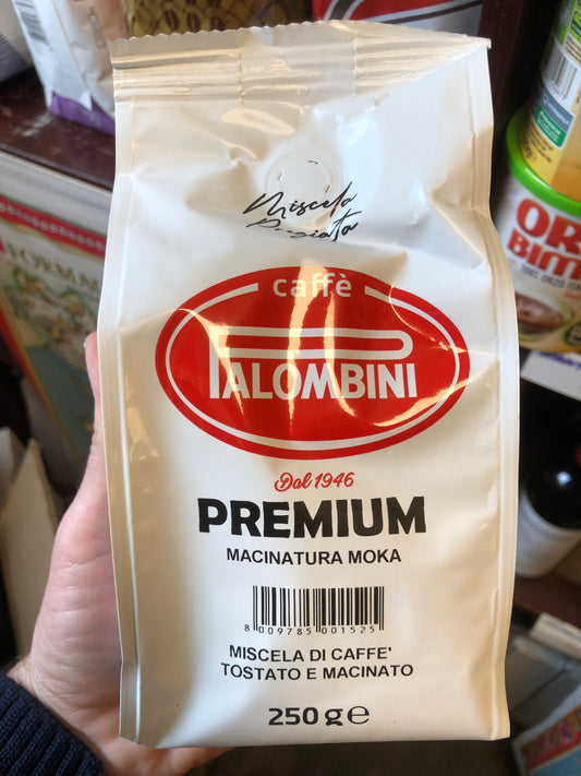 Palombini Premium Moka formalet kaffe 250 gram