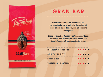 Palombini Gran Bar kaffebønner 1000g